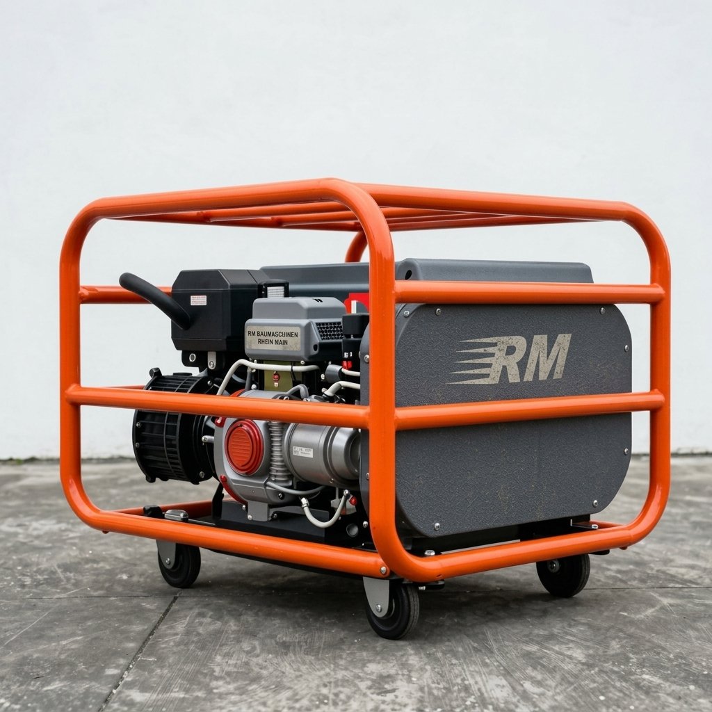 RM BAUMASCHINEN Industrial 7500W Heavy-Duty Generator